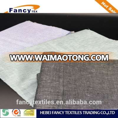 2017 S/S LINEN COTTON YARN DYED FABRIC FOR GARMENT